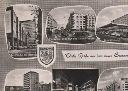 Braunschweig - Technische Hochschule, Steinweg, Staats-Theater, Hauptbahnhof, Neustadtrin Braunschweig - Technische Hochschule, Steinweg, Staats-Theater, Hauptbahnhof, Neustadtrin