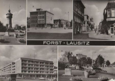 Forst - u.a. Wasserturm - 1979 Forst - u.a. Wasserturm - 1979