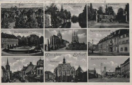 Erfurt - u.a. Total - 1938 Erfurt - u.a. Total - 1938