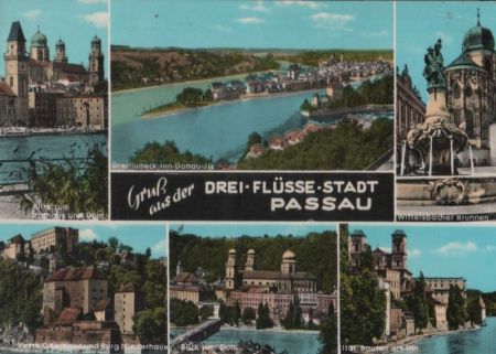 Passau - u.a. Blick zum Dom - 1969 Passau - u.a. Blick zum Dom - 1969