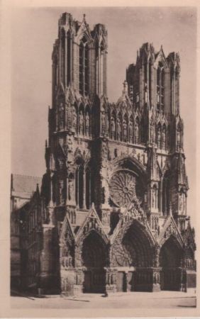 Frankreich - Reims - Cathedrale - ca. 1950 Frankreich - Reims - Cathedrale - ca. 1950