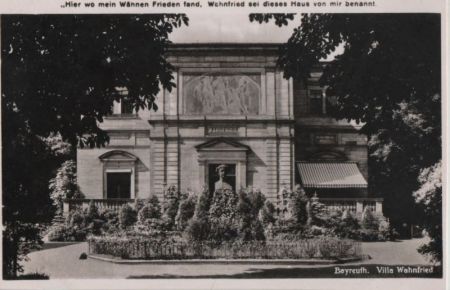 Bayreuth - Villa Wahnfried - ca. 1955 Bayreuth - Villa Wahnfried - ca. 1955