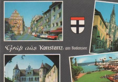 Konstanz - Marktstätte, Münster, Rathaushof, Hafen - ca. 1970 Konstanz - Marktstätte, Münster, Rathaushof, Hafen - ca. 1970