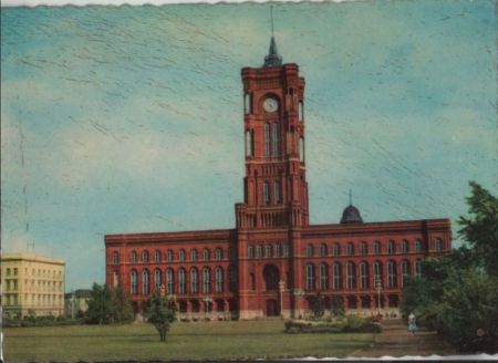 Berlin-Mitte, Rotes Rathaus - 1960 Berlin-Mitte, Rotes Rathaus - 1960