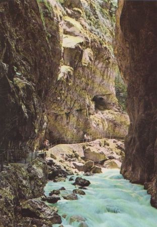 Garmisch-Partenkirchen - Partnachklamm - ca. 1985 Garmisch-Partenkirchen - Partnachklamm - ca. 1985