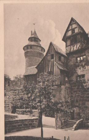 Nürnberg - Burg-Eingang - ca. 1935 Nürnberg - Burg-Eingang - ca. 1935