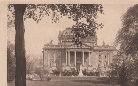 Wiesbaden - Staatstheater mit Schillerdenkmal - ca. 1935 Wiesbaden - Staatstheater mit Schillerdenkmal - ca. 1935