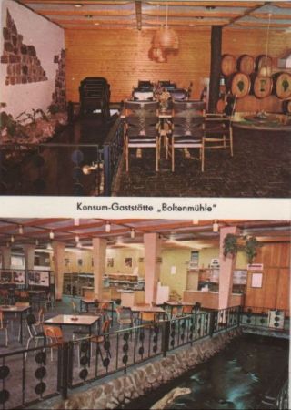 Neuruppin, Gühlen.Glienicke - Konsum-Gaststätte Boltenmühle - 1982 Neuruppin, Gühlen.Glienicke - Konsum-Gaststätte Boltenmühle - 1982
