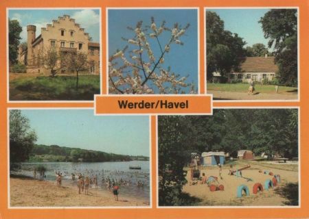 Werder - u.a. Badestelle des Pionierlagers - 1986 Werder - u.a. Badestelle des Pionierlagers - 1986