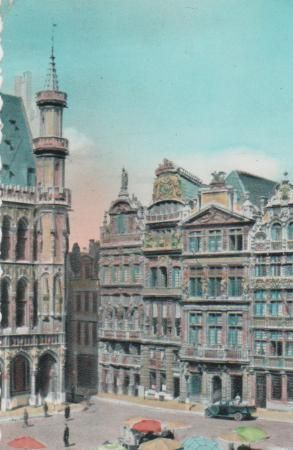 Belgien - Brüssel - Marktplatz - 1955 Belgien - Brüssel - Marktplatz - 1955