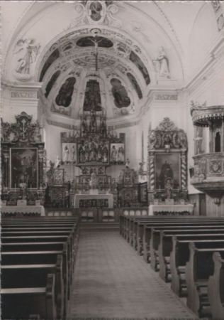 Schweiz - Tinizong - Kirche - ca. 1960 Schweiz - Tinizong - Kirche - ca. 1960
