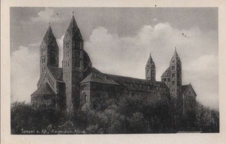 Speyer - Kaiserdorm, Nord - ca. 1955 Speyer - Kaiserdorm, Nord - ca. 1955
