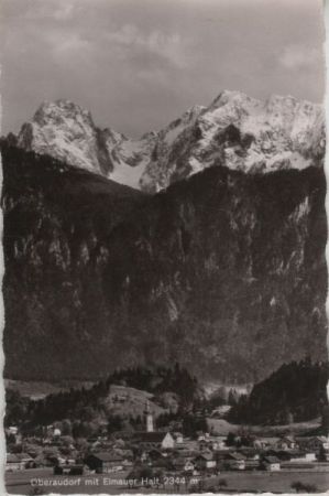 Oberaudorf - mit Elmauer Halt - 1957 Oberaudorf - mit Elmauer Halt - 1957