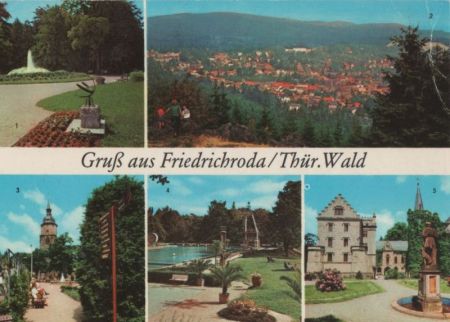 Friedrichroda - u.a. Schloß Reinhardsbrunn - 1984 Friedrichroda - u.a. Schloß Reinhardsbrunn - 1984