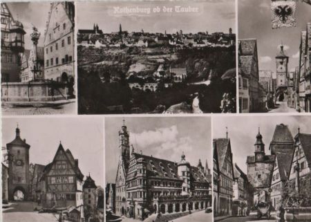 Rothenburg - mit 6 Bildern - ca. 1965 Rothenburg - mit 6 Bildern - ca. 1965