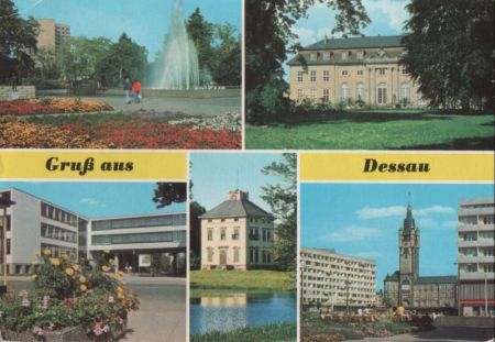 Dessau - u.a. Stadtpark - 1979 Dessau - u.a. Stadtpark - 1979
