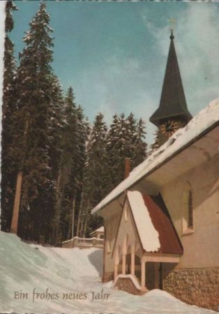 Frohes neues Jahr Kirche im Winter Frohes neues Jahr Kirche im Winter