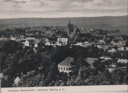 Lauenburg - Gesamtansicht - 1965 Lauenburg - Gesamtansicht - 1965