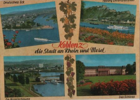 Koblenz - u.a. das Schloss - ca. 1980 Koblenz - u.a. das Schloss - ca. 1980