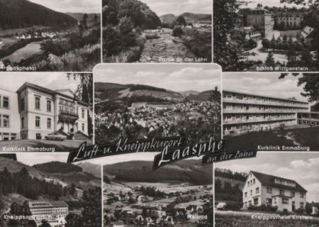 Bad Laasphe - u.a. Kneippkurheim Kirstein - ca. 1970 Bad Laasphe - u.a. Kneippkurheim Kirstein - ca. 1970