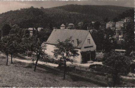 Schmiedeberg, Osterzgebirge - mit der Friedenskapelle Schmiedeberg, Osterzgebirge - mit der Friedenskapelle