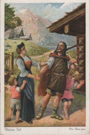 Wilhelm Tell vor Tells Haus Wilhelm Tell vor Tells Haus