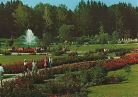 Bad Wörishofen - Kurpark mit Rosarium - 1991 Bad Wörishofen - Kurpark mit Rosarium - 1991