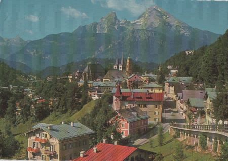 Berchtesgaden - mit Watzmann - 1965 Berchtesgaden - mit Watzmann - 1965