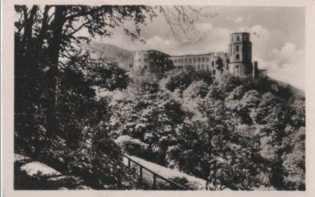 Heidelberg - Schloßruine - ca. 1960 Heidelberg - Schloßruine - ca. 1960