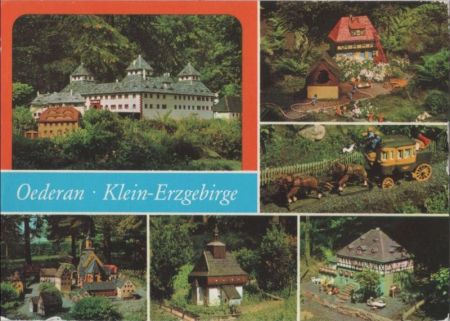Oederan - Klein-Erzgebirge, u.a. Alte Postkutsche - ca. 1985 Oederan - Klein-Erzgebirge, u.a. Alte Postkutsche - ca. 1985