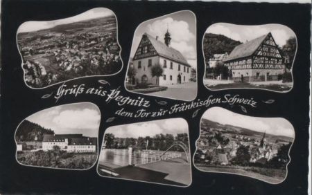 Pegnitz - 6 Teilbilder - 1965 Pegnitz - 6 Teilbilder - 1965