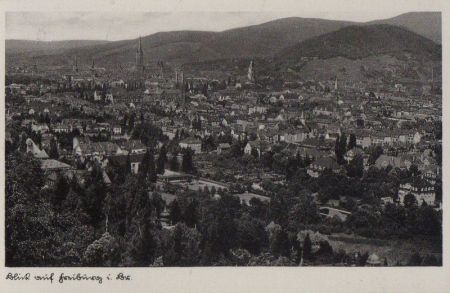 Freiburg - Ansicht - ca. 1950 Freiburg - Ansicht - ca. 1950