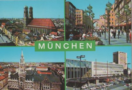 München - mit 4 Bildern - ca. 1980 München - mit 4 Bildern - ca. 1980