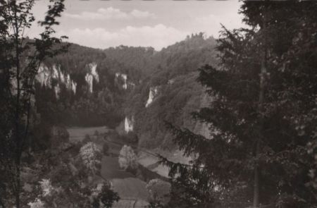 Wiesenttal - mit Schloß Gößweinstein - ca. 1960 Wiesenttal - mit Schloß Gößweinstein - ca. 1960