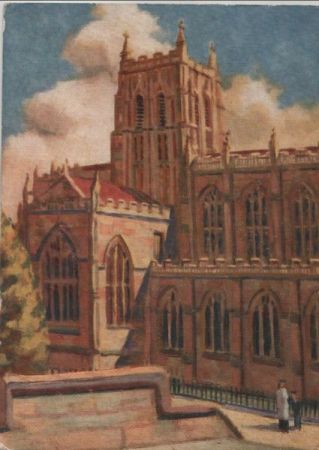 Großbritannien - Malvern - Priory Church - 1957 Großbritannien - Malvern - Priory Church - 1957