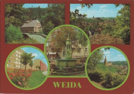 Weida - u.a. Neubaugebiet Frohe Zukunft - 1982 Weida - u.a. Neubaugebiet Frohe Zukunft - 1982
