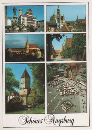 Augsburg - mit 6 Bildern - ca. 1985 Augsburg - mit 6 Bildern - ca. 1985