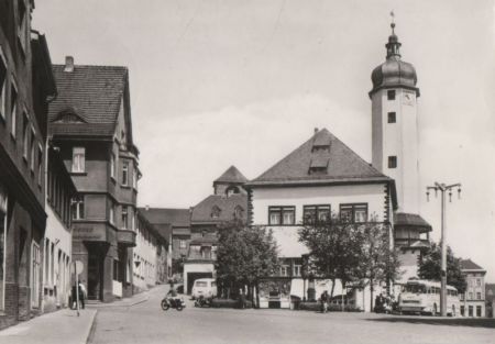 Weida - Rathaus am Neumarkt - 1984 Weida - Rathaus am Neumarkt - 1984