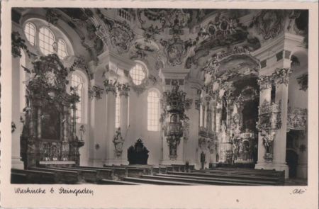 Steingaden-Wieskirche - ca. 1955 Steingaden-Wieskirche - ca. 1955