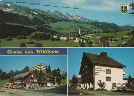 Schweiz - Wildhaus - mit 3 Bildern - ca. 1980 Schweiz - Wildhaus - mit 3 Bildern - ca. 1980