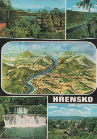 Tschechien - Hrensko - 5 Teilbilder - ca. 1975 Tschechien - Hrensko - 5 Teilbilder - ca. 1975