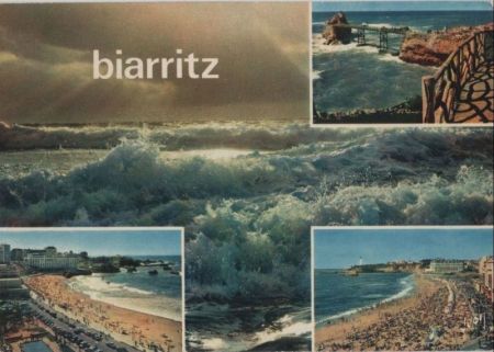 Frankreich - Biarritz - mit 4 Bildern - ca. 1980 Frankreich - Biarritz - mit 4 Bildern - ca. 1980