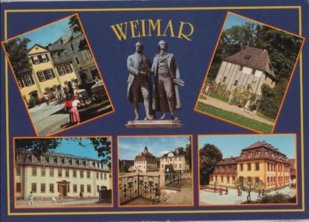 Weimar - u.a. Wittumspalais - ca. 1990 Weimar - u.a. Wittumspalais - ca. 1990