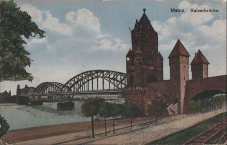 Mainz - Kaiserbrücke - 1919 Mainz - Kaiserbrücke - 1919