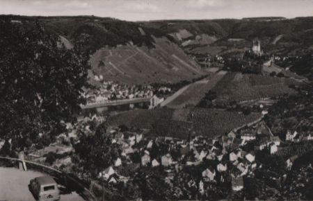 Cochem - Blick von der Umkehr - ca. 1960 Cochem - Blick von der Umkehr - ca. 1960