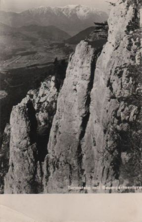 Österreich - Hohe Wand - Turmsteig mit Baumgartnerturm - 1971 Österreich - Hohe Wand - Turmsteig mit Baumgartnerturm - 1971