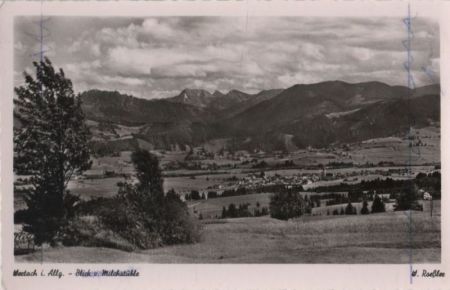 Wertach - Blick vom Milchstüble Wertach - Blick vom Milchstüble
