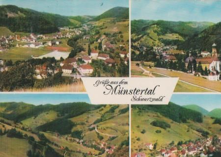 Münstertal mit Belchen - 1972 Münstertal mit Belchen - 1972