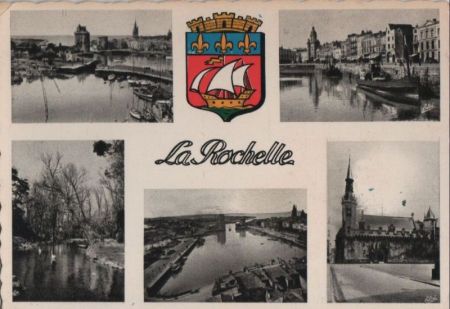 Frankreich - La Rochelle - 5 Teilbilder - ca. 1960 Frankreich - La Rochelle - 5 Teilbilder - ca. 1960