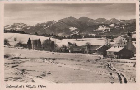 Oy-Mittelberg, Petersthal - 1954 Oy-Mittelberg, Petersthal - 1954